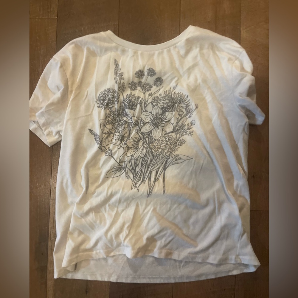 White Flower Shirt